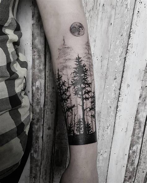 Forest Tattoo By Sissiwhitestattoos Tree Tattoo Arm Sleeve Forest