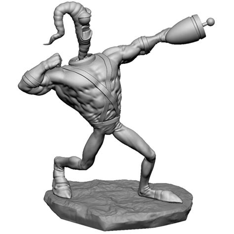 Earthworm Jim Stl 3d Printing 262283 3d Model Download 3d Model