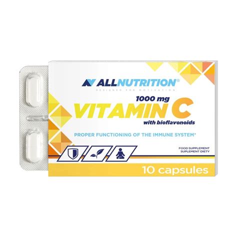 Allnutrition Vitamin C Mg With Bioflavonoids Kapsu Ki Szt