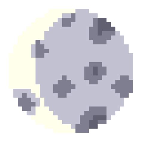 Moon Pixel Art 48106125 Png