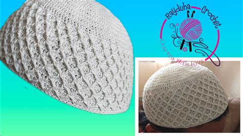 Handmade Crochet Kufi Cap Muslim Prayer Cap L Easy Crochet For