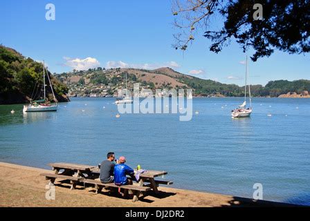 Picnic At Ayala Cove Angel Island State Park In San Francisco Bay CA