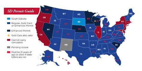 Florida Ccw Reciprocity Map | Free Printable Maps