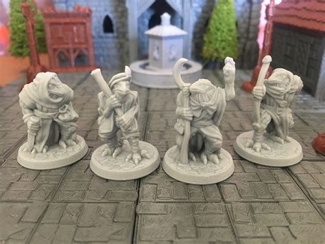 Kenku Flock 28mm Dandd Pc Npc Miniatures Tabletop Rpg Etsy