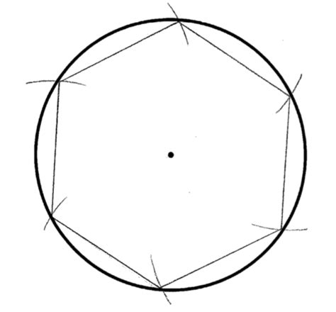 Regular Hexagon In A Circle