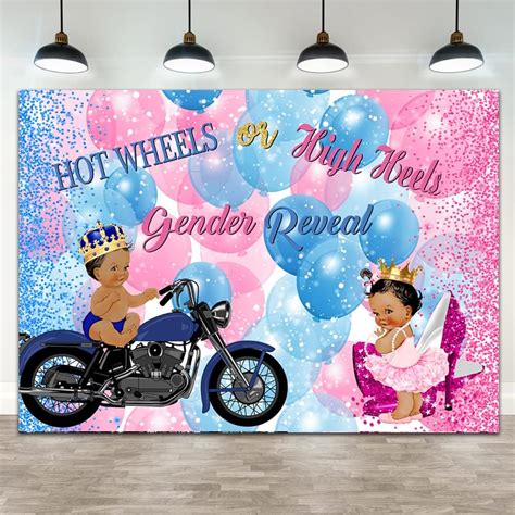 Ticuenicoa 7×5ft Heels Or Wheels Gender Reveal India Ubuy