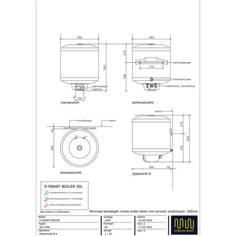 Masterwatt Rvs E Smart Plus Boiler L Groene Hoed Duurzaam