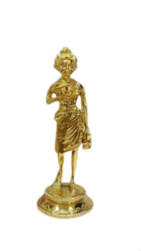 Golden Brass Swaminarayan Statue Packaging Type Carton Box Size