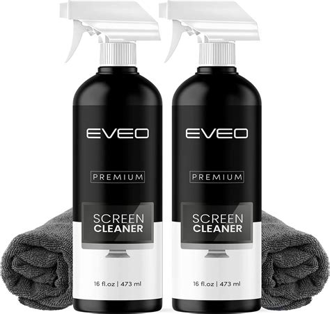 Screen Cleaner Spray 16oz X 2 Pack Large Screen Cleaner Bottle Tv Screen Cleaner Computer