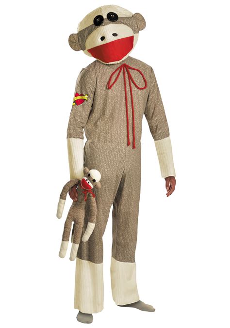 Adult Sock Monkey Costume