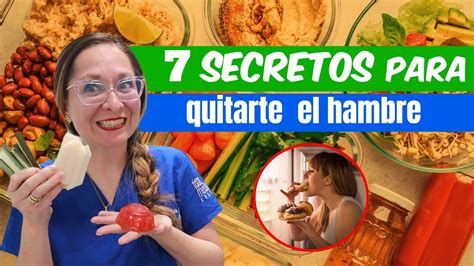 7 SECRETOS Para CONTROLAR EL HAMBRE Dra Melissa Tejeida YouTube