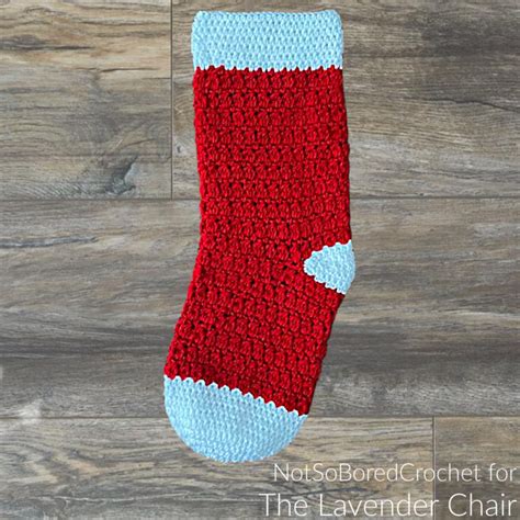 Candaces Cluster Stocking Crochet Pattern The Lavender Chair