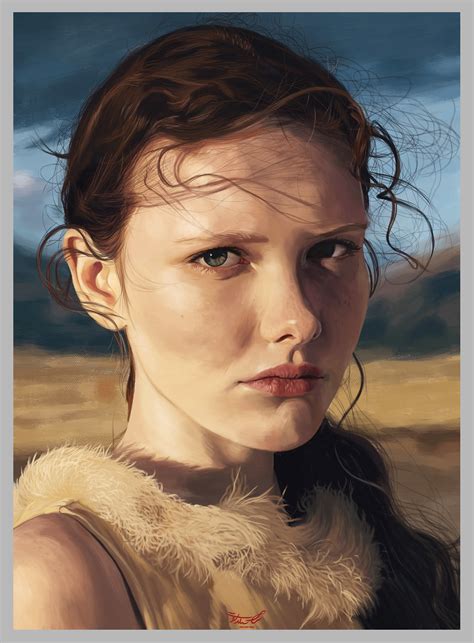 ArtStation - Portrait Of Haley Foster Rohe