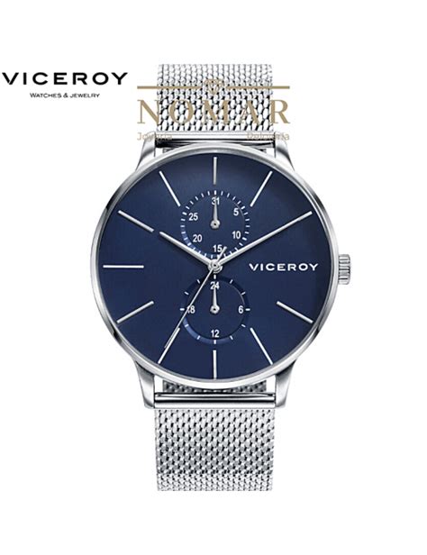 Reloj Viceroy De Hombre Beat Multifunci N Acero Con Correa Milanesa Y