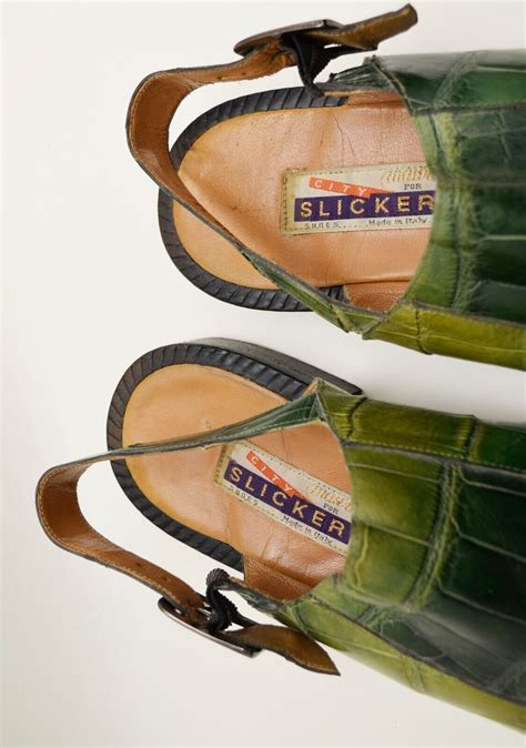 Mauri Sandals For City Slickers Custom Green Exoti Gem