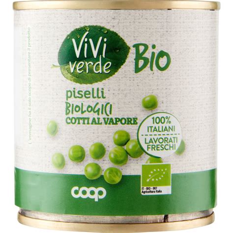 Piselli Cotti Al Vapore COOP VIVI VERDE 160 G Coop Shop