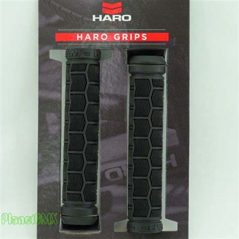 Haro Team Flangeless Grip BLACK Or WHITE Planet BMX