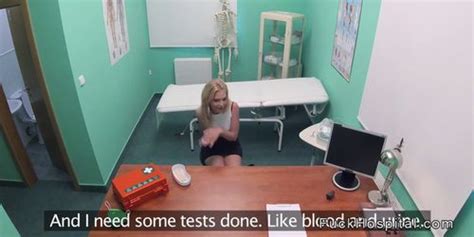 Doctor Bangs Blonde Showered Patient Tnaflix