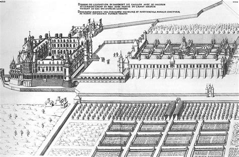 Ch Teau De Gaillon Dessin Du Ch Teau Et Des Jardins Vers Par