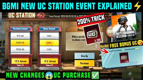 Bgmi Uc Station Event Explained Uc Station Se Uc Kaise Kharide Bgmi