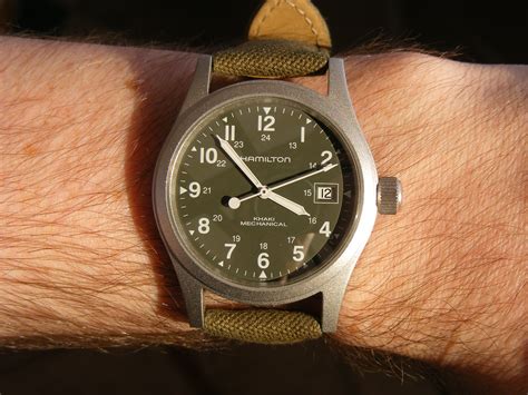 New watch arrival: Hamilton Khaki Field mechanical green dial!