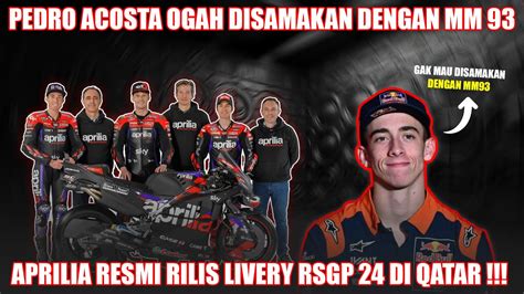 Pedro Acosta Ogah Disamakan Dengan Mm Aprilia Resmi Rilis Livery