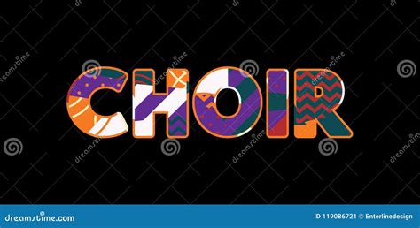 Choir Concept Word Art Illustration Stock Vector Illustration Of