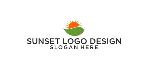 Premium Vector Sunset Logo Design