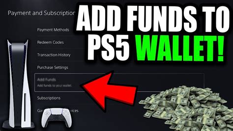 How To Add Funds To PS5 Wallet Add Money Fast Best Method YouTube