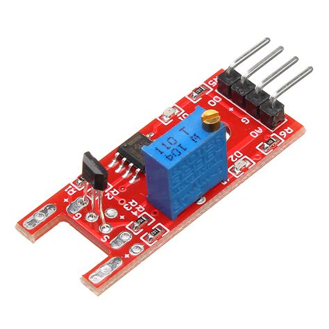 New Ky 024 4pin Linear Magnetic Switches Speed Counting Hall Sensor Module For Arduino Chile Shop