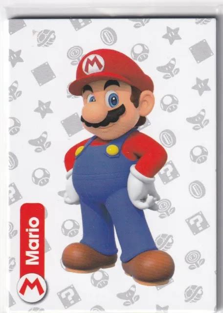 Panini Super Mario Trading Carte Mappa No Mario Eur Picclick It