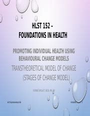 Lecture Change Theory Pptx Hlst Foundations In Health