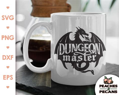 Dungeons Master Svg Dragons Svg Cut File Cricut Clipart DnD Etsy