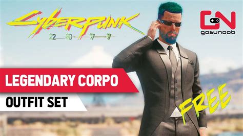 Cyberpunk 2077 Free Legendary Corpo Outfit Set All Clothing Items