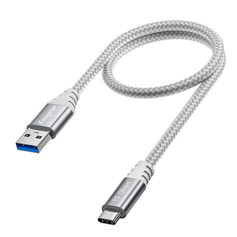 Fasgear Usb Type C Cable 165ft Short Usb A To C Android Auto Cord Usb