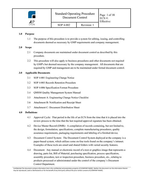 Document Control Procedure