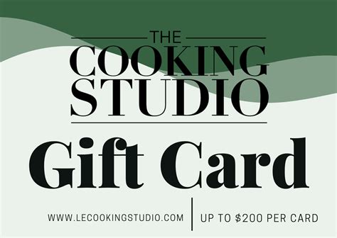 The Cooking Studio Gift Card - The Cooking Studio