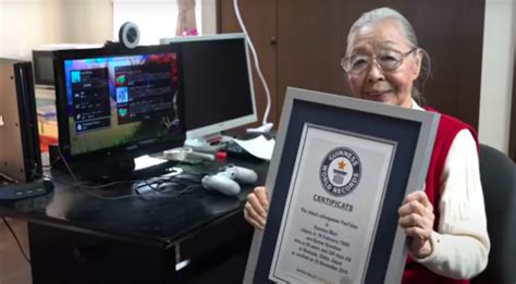 Japanese Grandmother Awarded Guinness World Record For Oldest Video