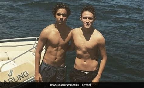 Viral Aryan Khan S Shirtless Pic With His Friend