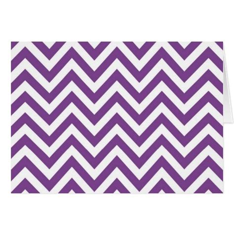 Zig Zag Purple And White Striped Template Pattern Card Zazzle