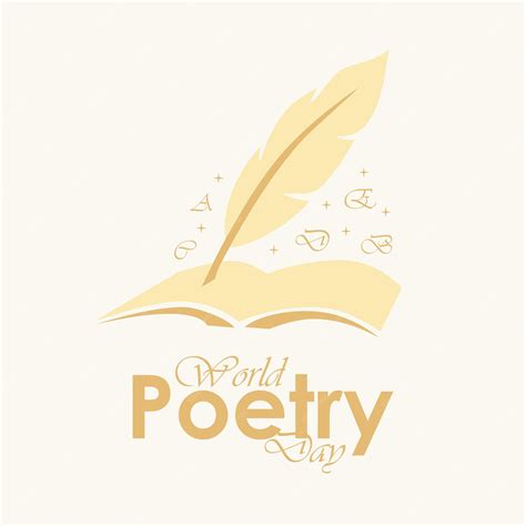 Premium Vector World Poetry Day Banner Template On White Background