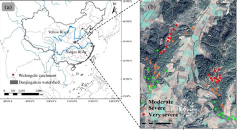 Location Of Danjiangkou Watershed And Wulongchi Catchment A And The