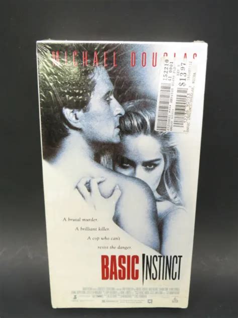 Basic Instinct Vhs Michael Douglas Sharon Stone New Sealed