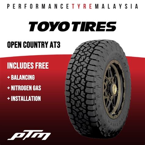 Toyo Open Country At3 Opa3g 4x4 All Terrain Tyre Performance Tyre