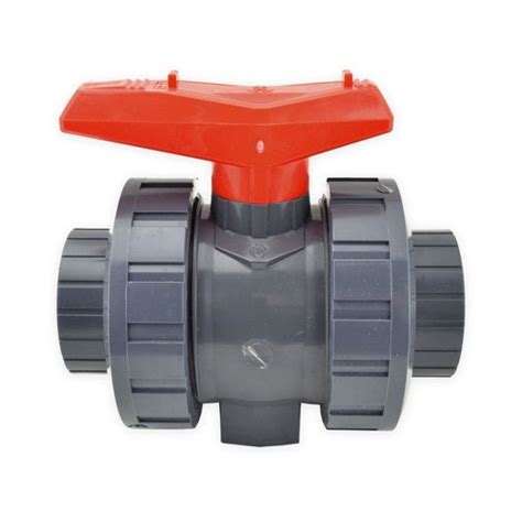 Flui Pro Pro Series Pvc True Union Ball Valve Socket Threaded Ends