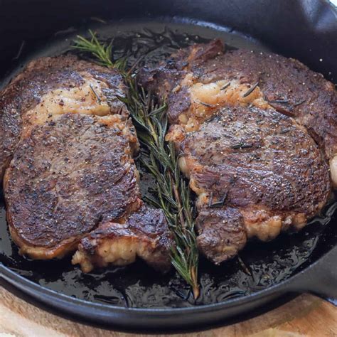 Pan Seared Rib Eye Steak Recipe Oven