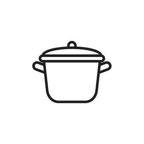 Pot Icon Template Black Color Editable Pot Icon Symbol Flat Vector