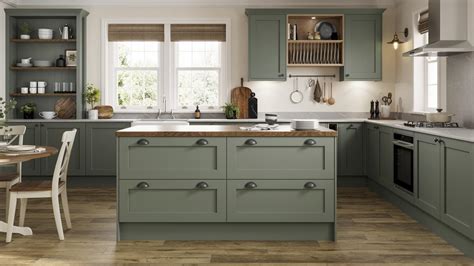 Chilcomb Reed Green Kitchen Fitted Kitchens Howdens