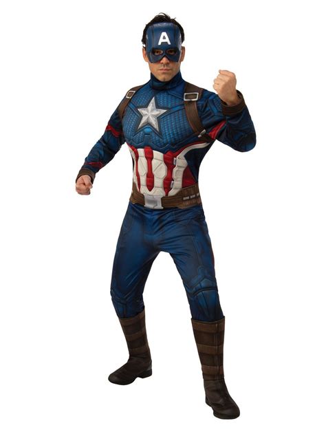 Avengers Endgame Captain America Deluxe Adult Cos Costume