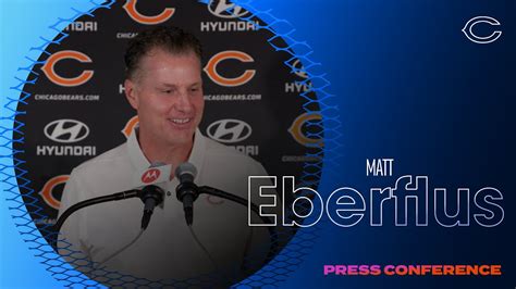 Matt Eberflus Discusses First Game As Head Coach Chicago Bears Youtube